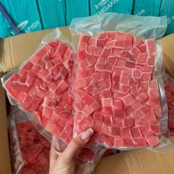 Тунець кубики вагові, вакуум (500г)