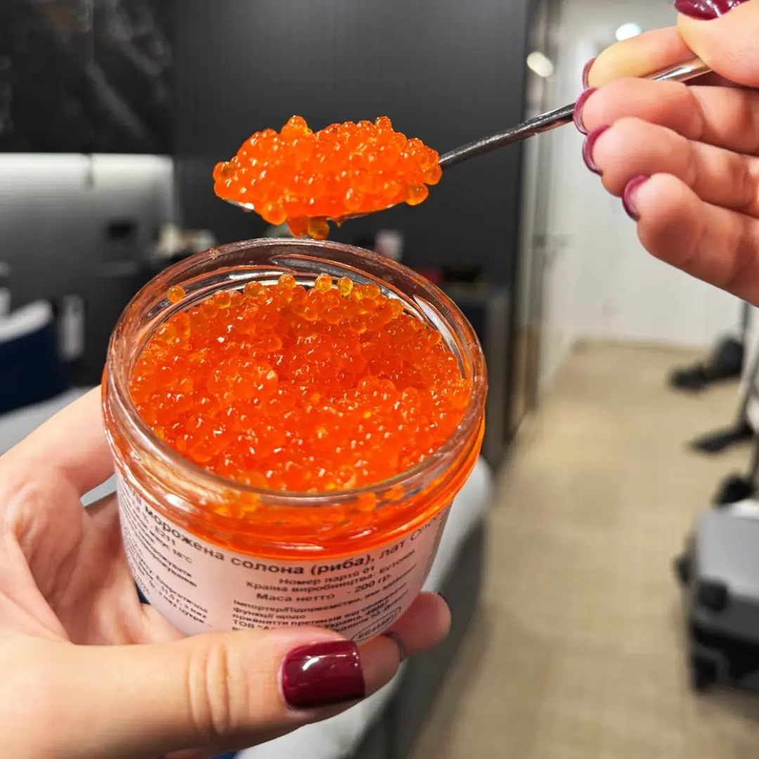 Ікра форелі солено-морожена 200г - Зображення 3