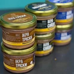 Ікра мінтаю, сайди, тріски (в асортименті), 190г