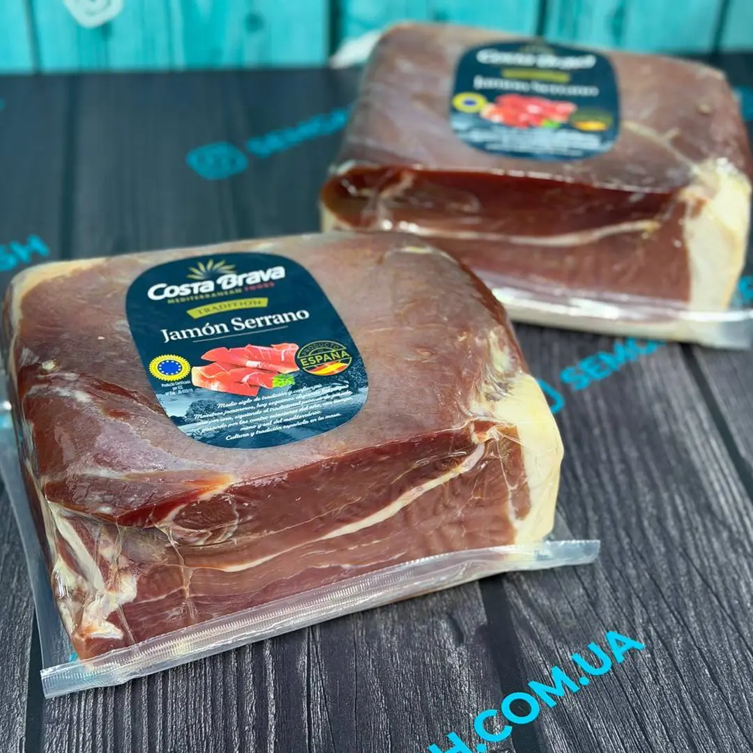 Хамон Serrano Costa Brava, шматок 2-2.5кг, без кістки